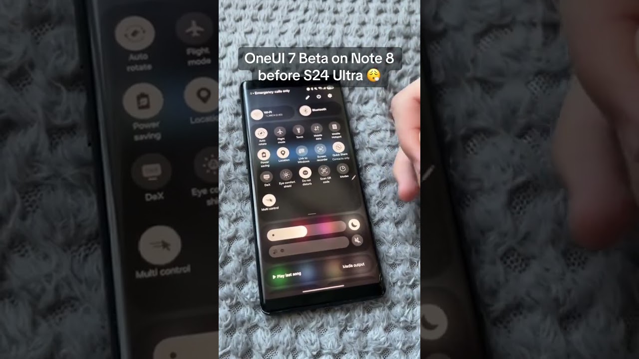 One UI 7 on Note 8 before S24 Ultra 💀#oneui7 #samsunggalaxy #note8 #s24ultra #techtok #techtips