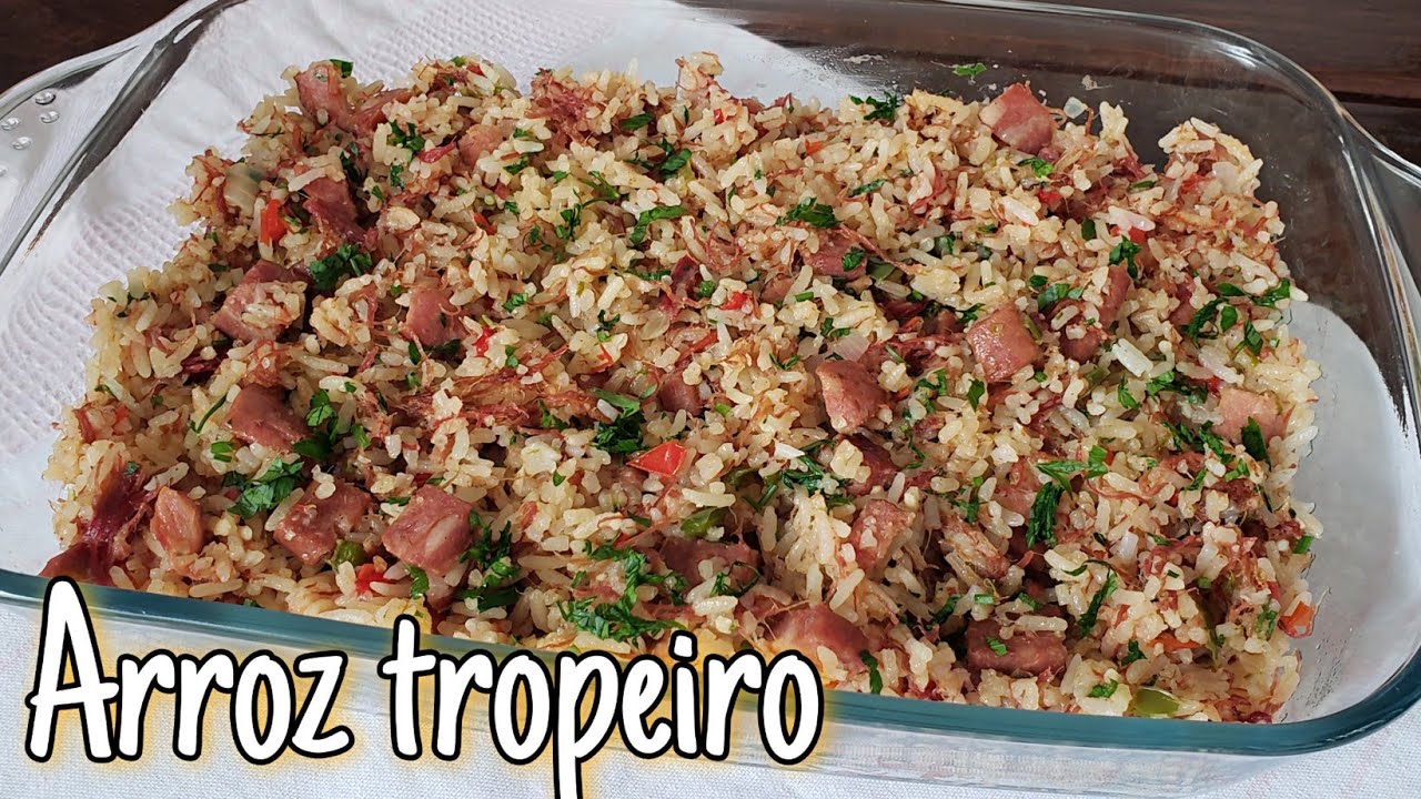 ARROZ TROPEIRO simplesmente delicioso