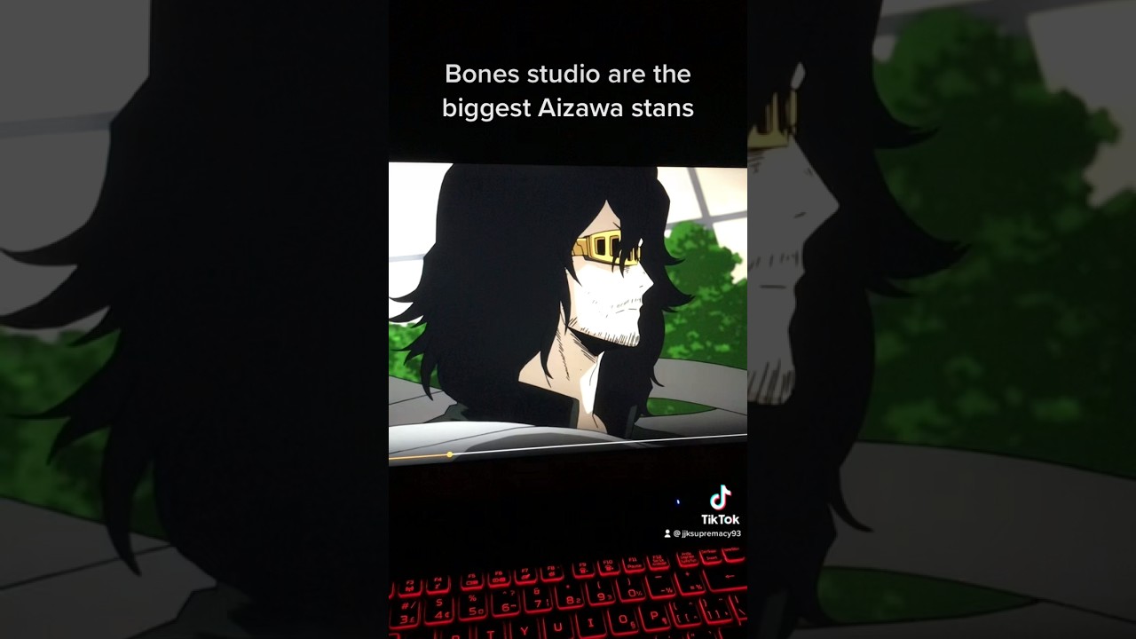 Bones Studio are the biggest Aizawa fans 🫡 #aizawa #aizawashouta #mha #myheroacademia #anime