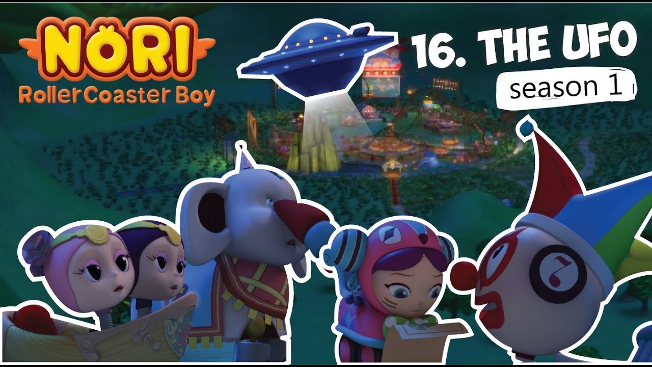 PREVIEW [Nori RollerCoaster Boy #16 The UFO] English Animated TV Series for Kids