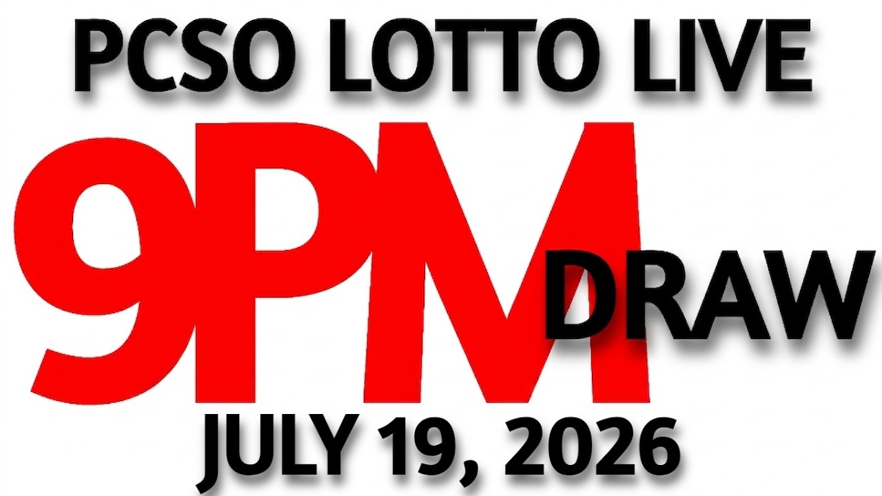 Lotto Result Today 9pm Draw July 19, 2026 Swertres Ez2 PCSO LIVE