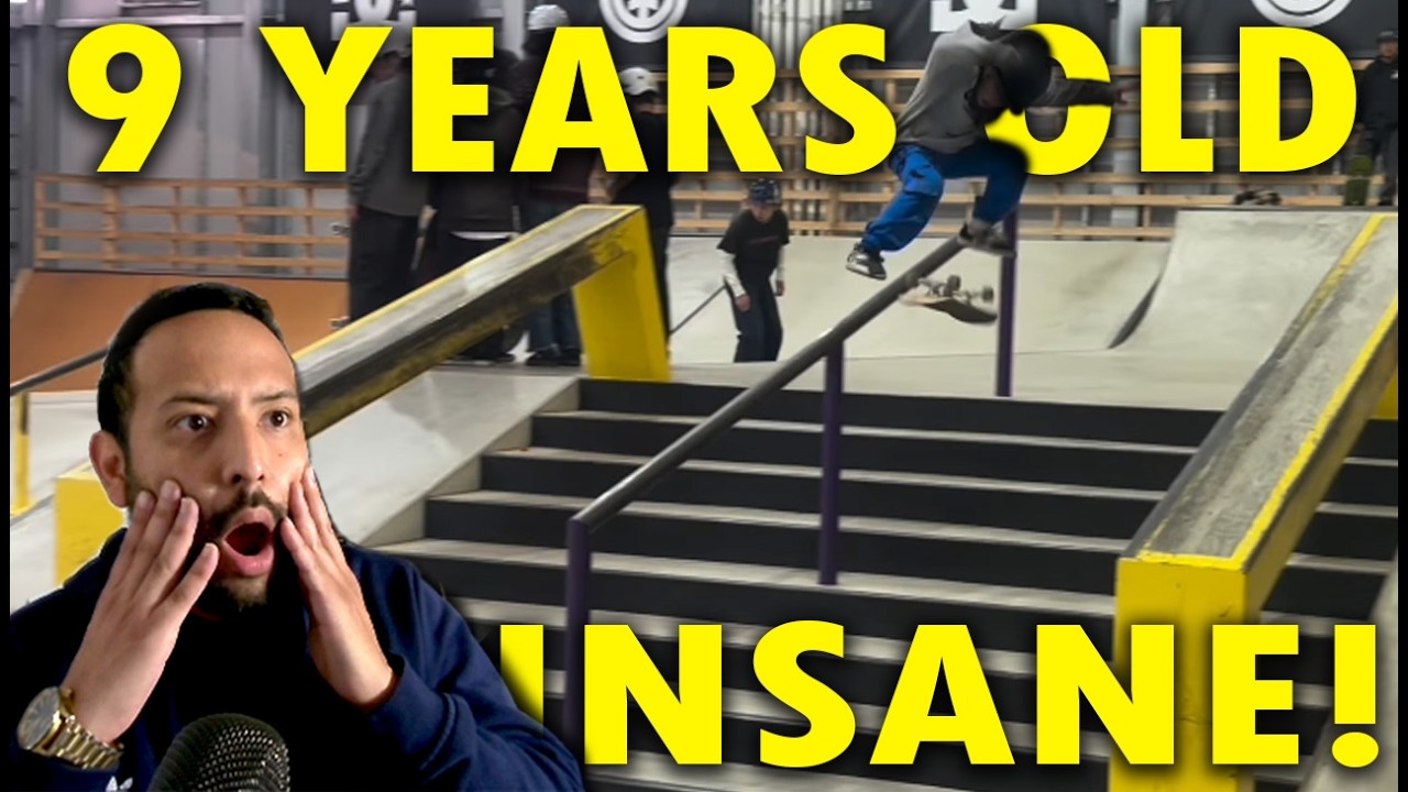 IS THIS THE BEST 9 YEAR OLD SKATER EVER?! - ITZDAWORLD FULL REACTION #skateboarding #skate #fyp