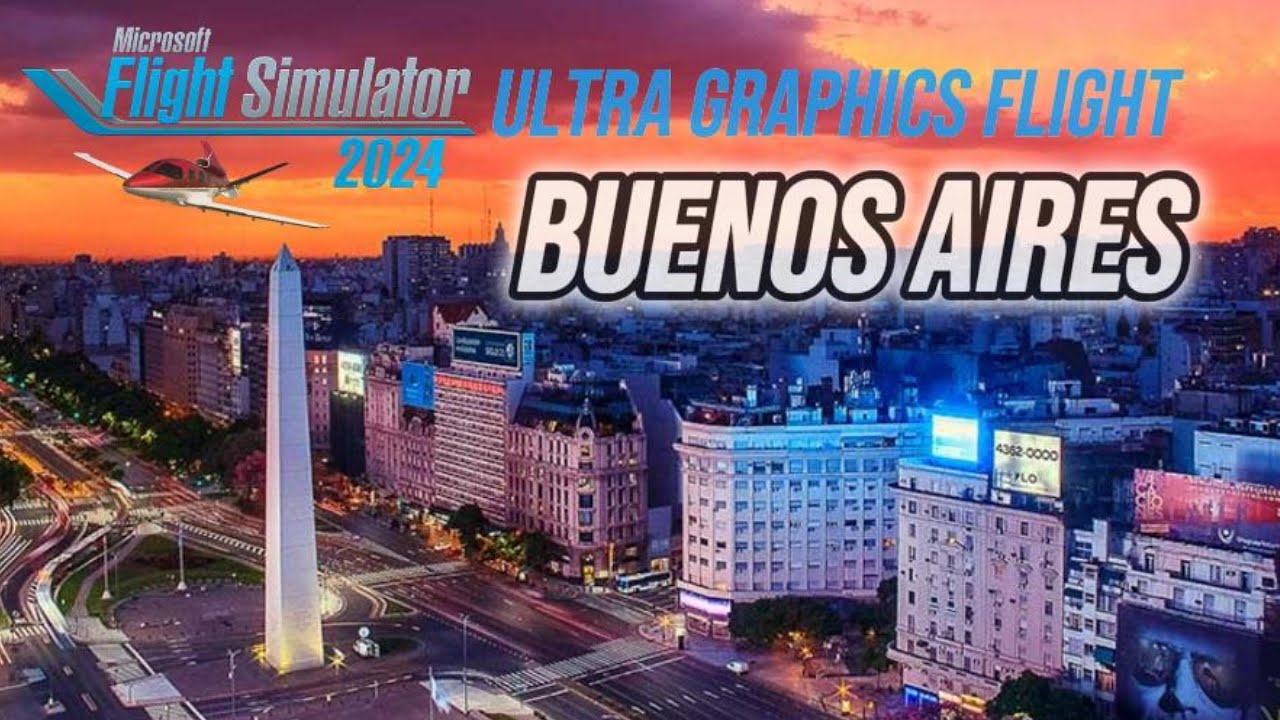 Buenos Aires ARGENTINA ultra graphics ✈ FLIGHT SIMULATOR 2024
