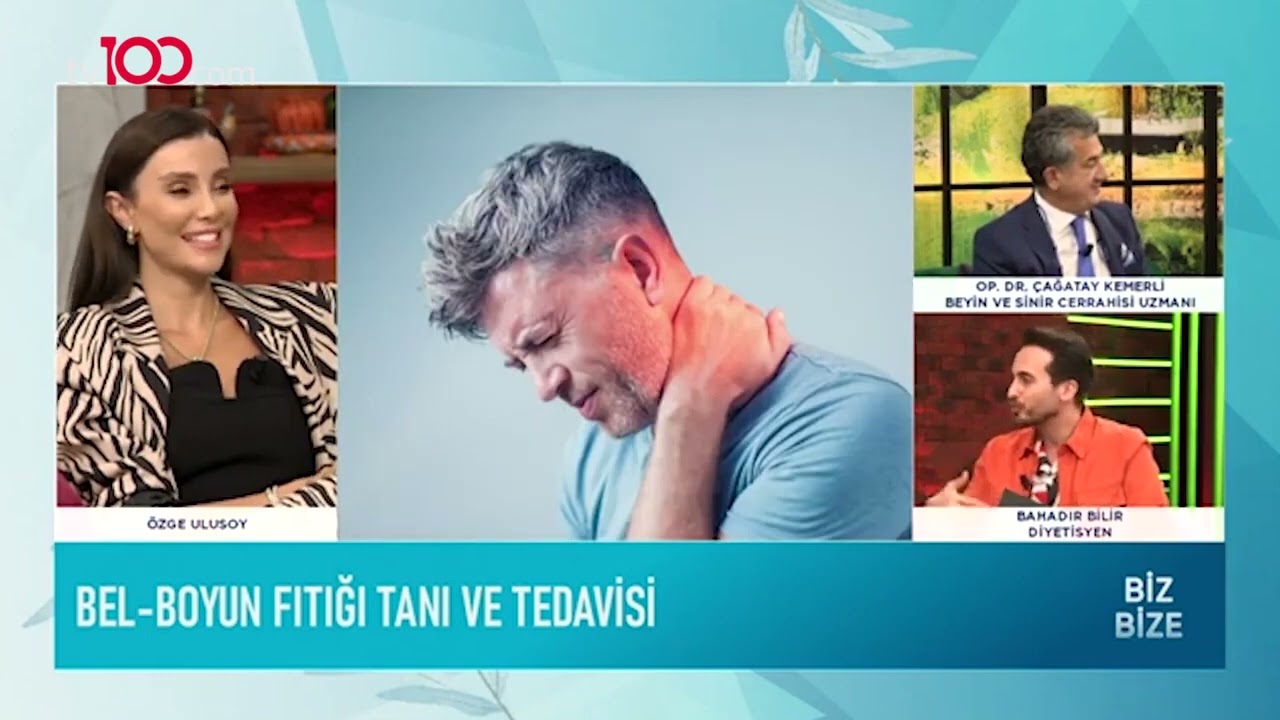 Bel-Boyun Fıtığı Tanı ve Tedavisi - Op. Dr. Çağatay Kemerli TV100 Biz Bize Programı