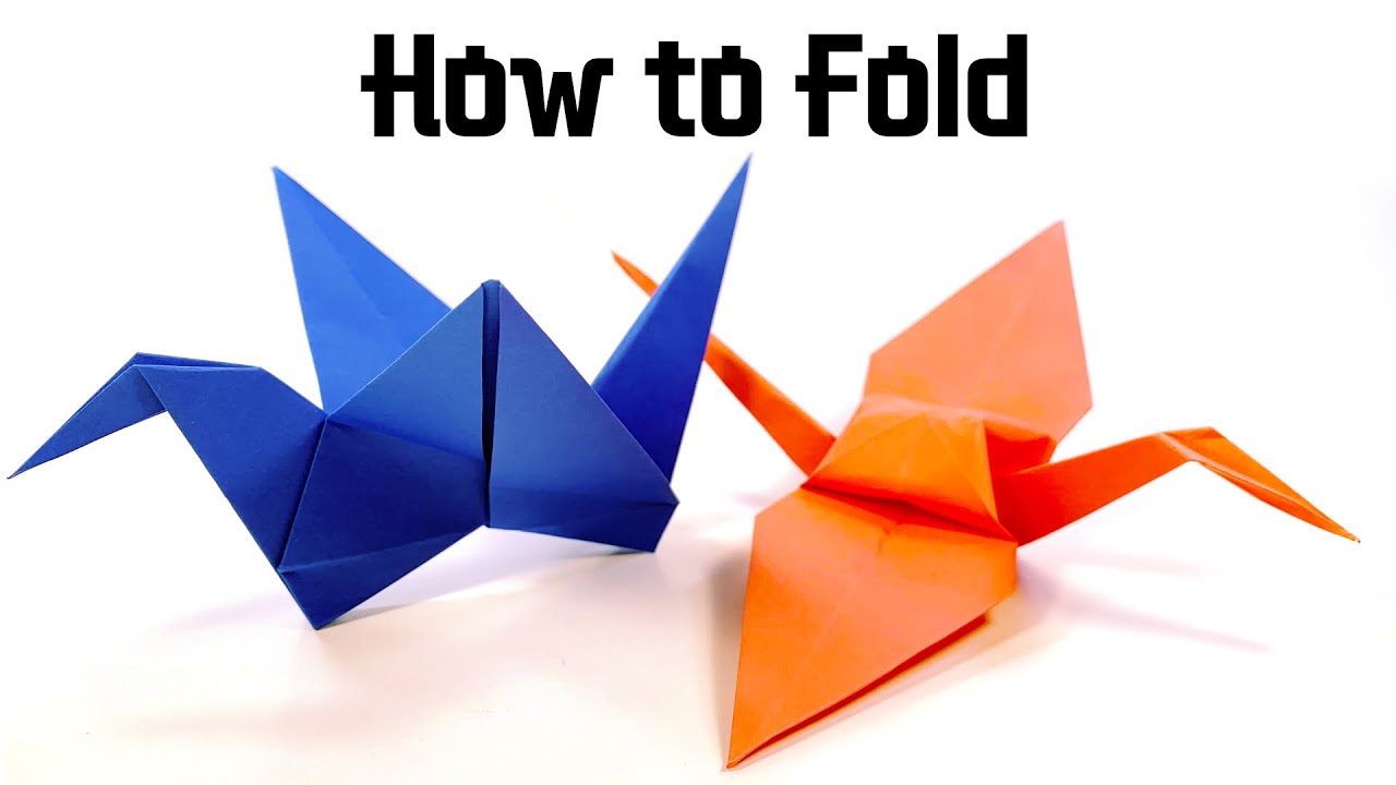 How to Fold an Origami Crane/Flapping Bird
