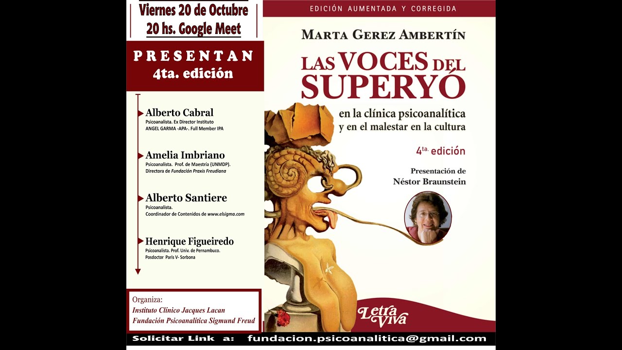 Presentación del libro de Dra. Marta Gerez Ambertín 