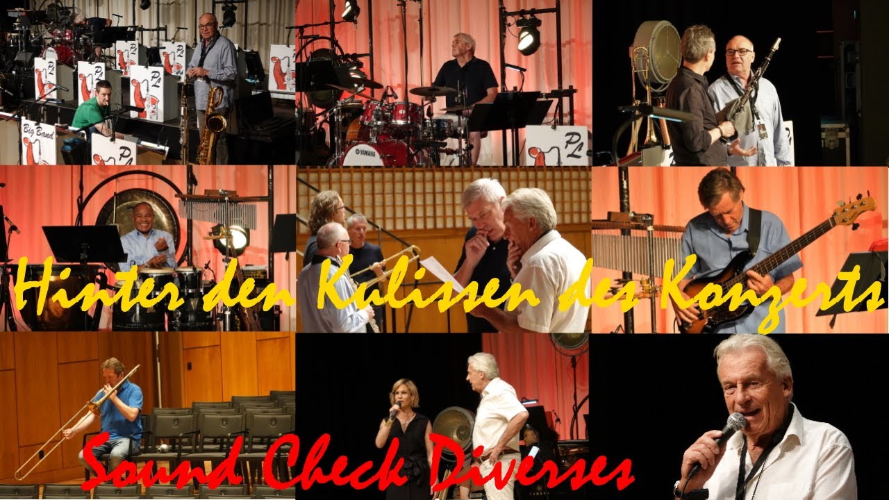 Hinter den Kulissen des Konzerts Sound Check Diverses Konzert Kongresshaus Zuerich  Pepe Lienhard