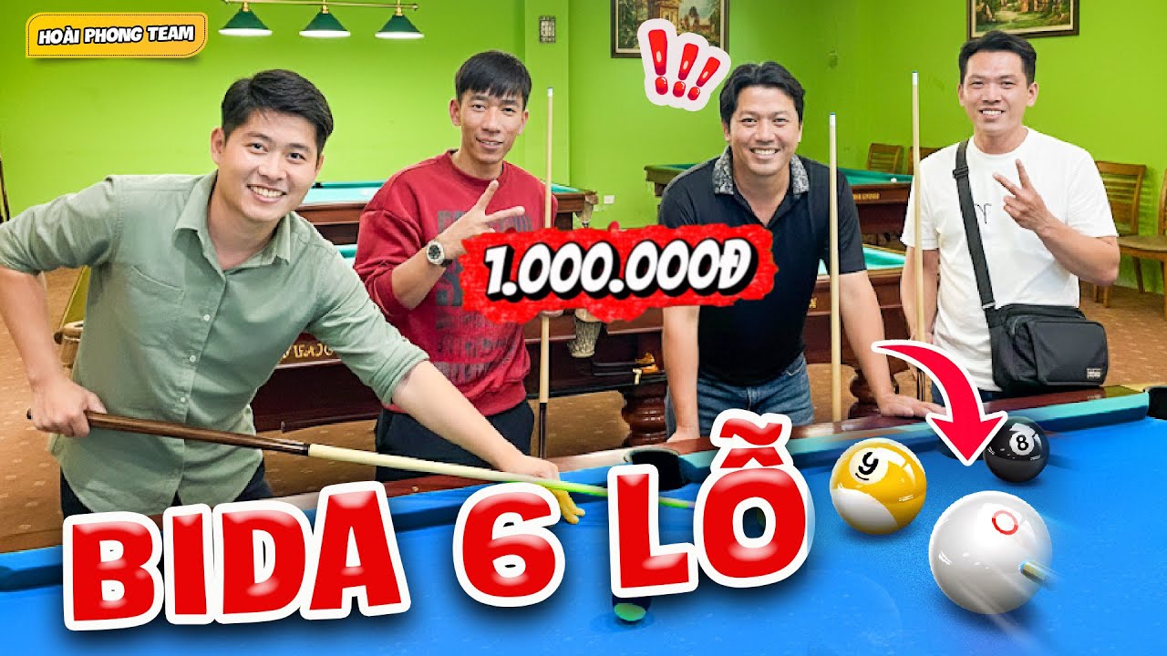Thử Thách Bida Cực Vui Khiến Anh Em Cười Tụt Quần | Team Hoài Phong TV