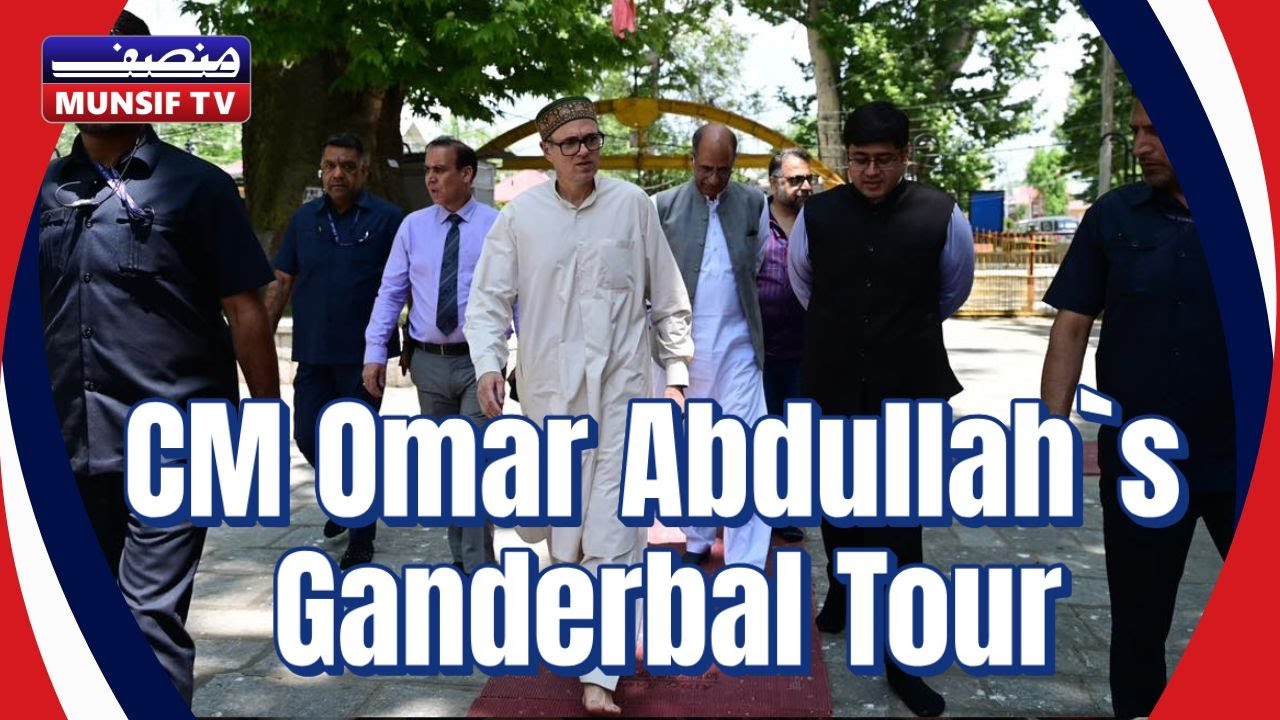Omar Abdullah Launches New Projects in Ganderbal | Visits Kher Bhavani Temple | Musif TV