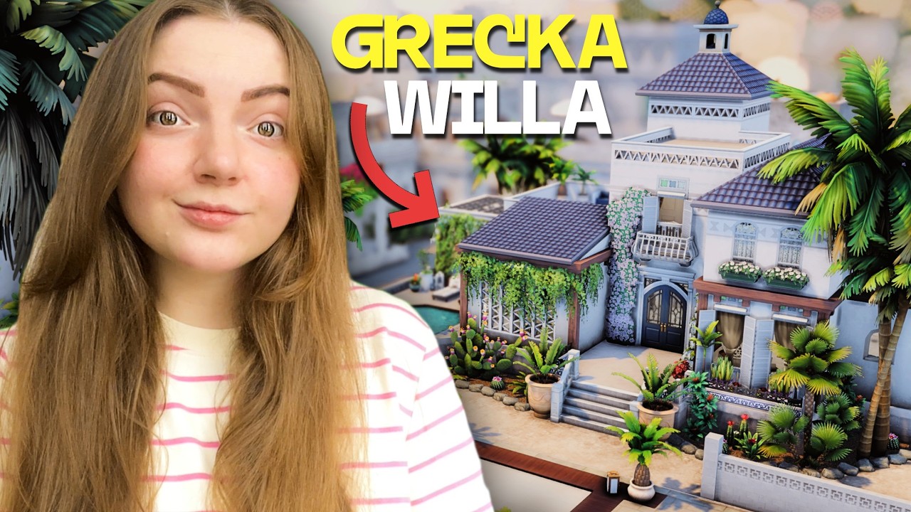 Luksusowa grecka WILLA w The Sims 4👑 | Speedbuild