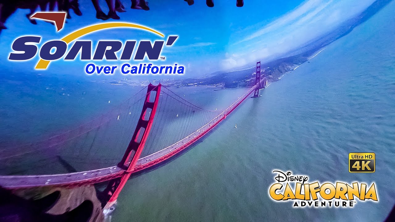 Soarin' Over California On Ride 4K POV Disney California Adventure Disneyland Resort 2022 03 22