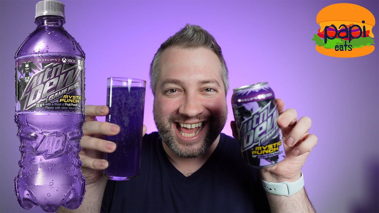 NEW MTN DEW GAME FUEL MYSTIC PUNCH - REVIEW
