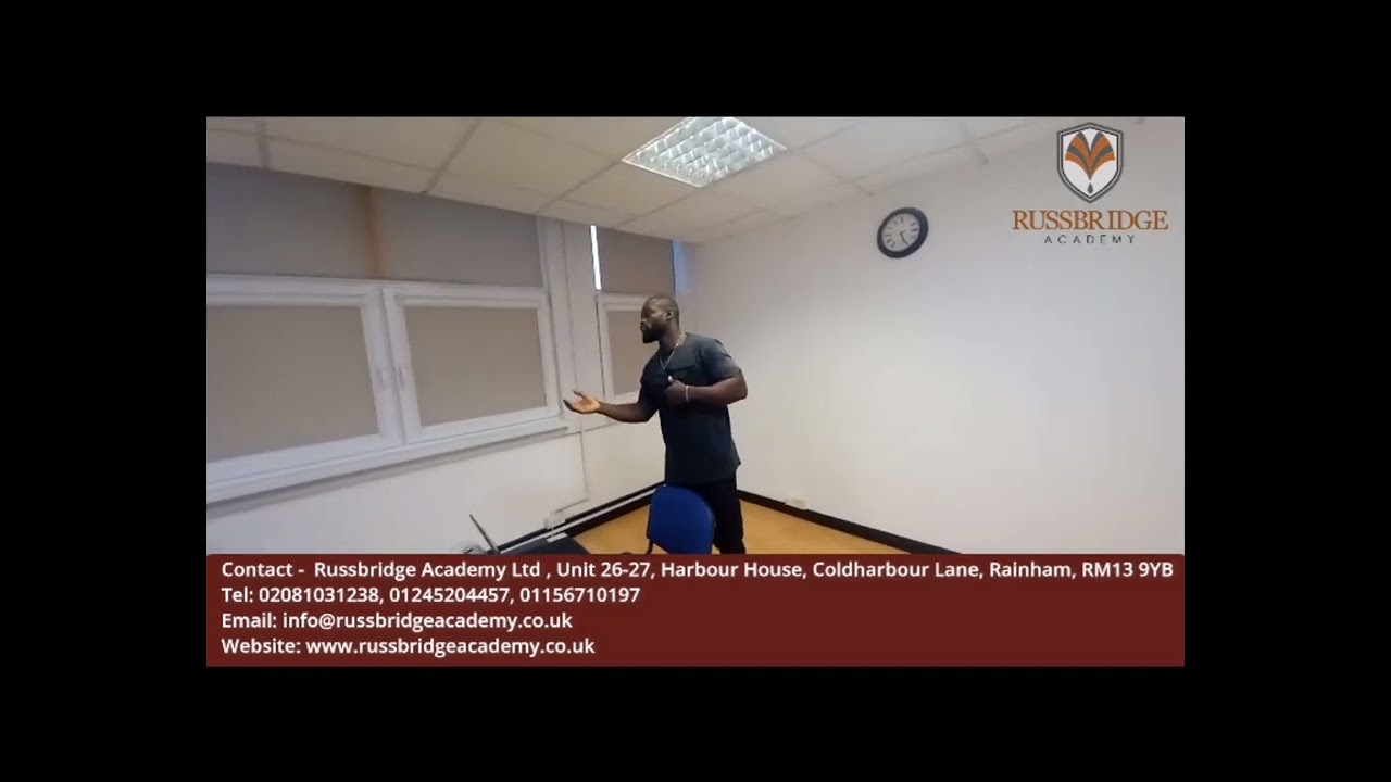 Level 3 Conflict Management Training Course at Russbridge Academy, video presented by David