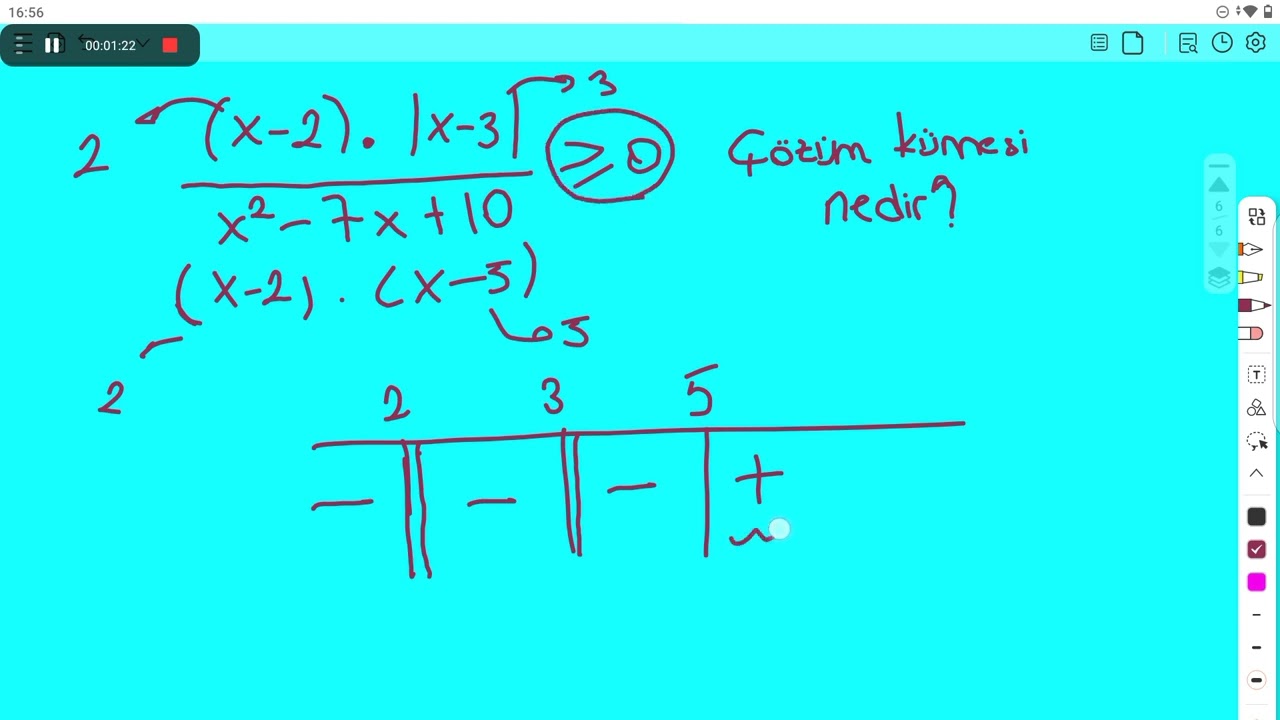 eşitsizliklerde çift kat kök nedir, ne yapılır?