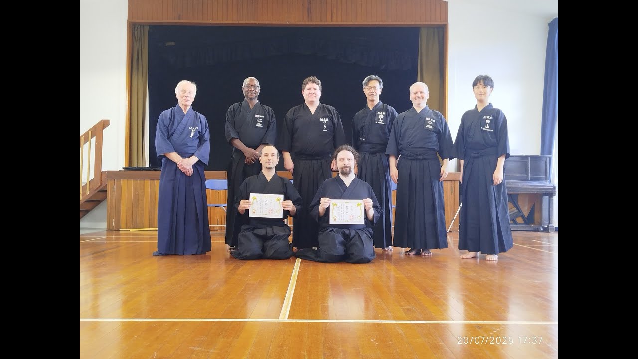 英国剣友館道場 居合道級位審査 (二級) Kenyukan dojo iaido Kyu Grade Exam (2nd kyu) 2025/07/20