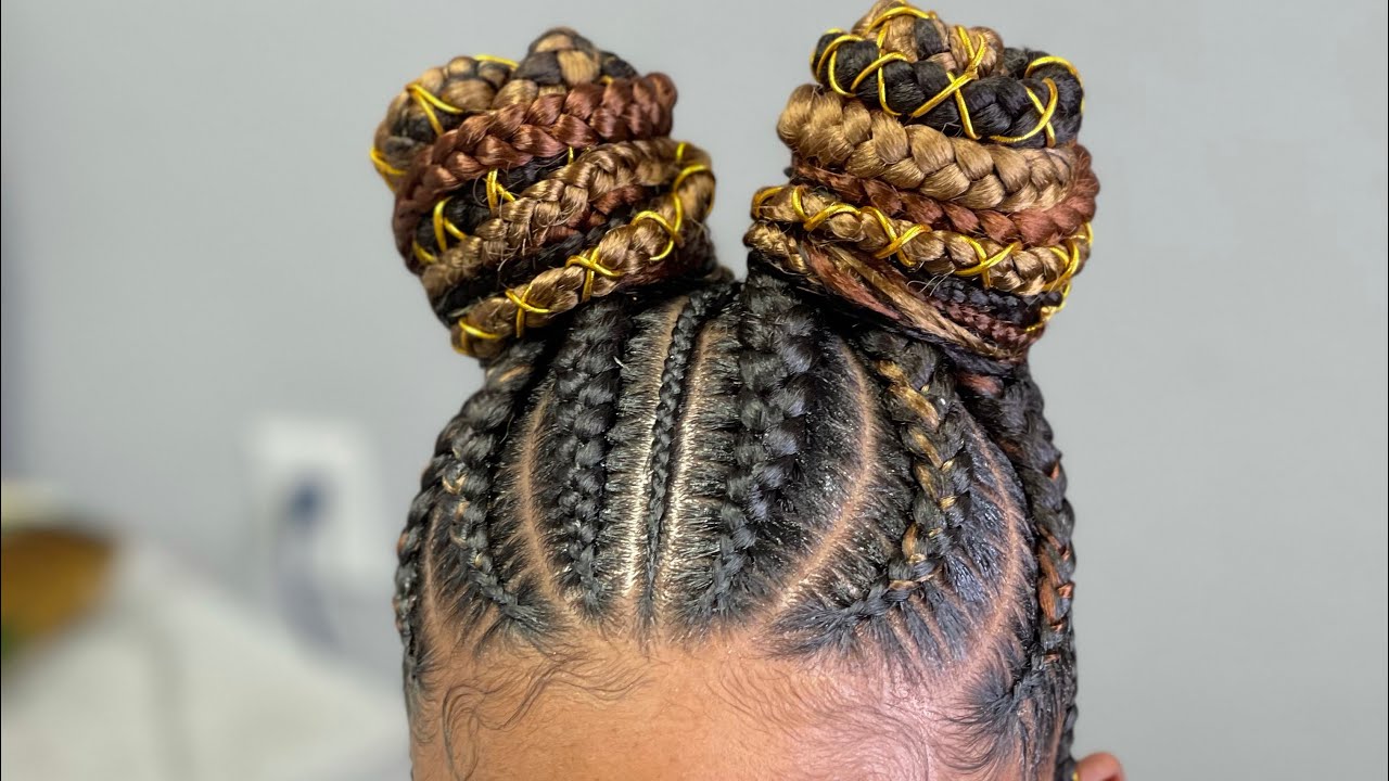 2 Stitched Feed In Buns| Dopecember Day 12| Vlogmas