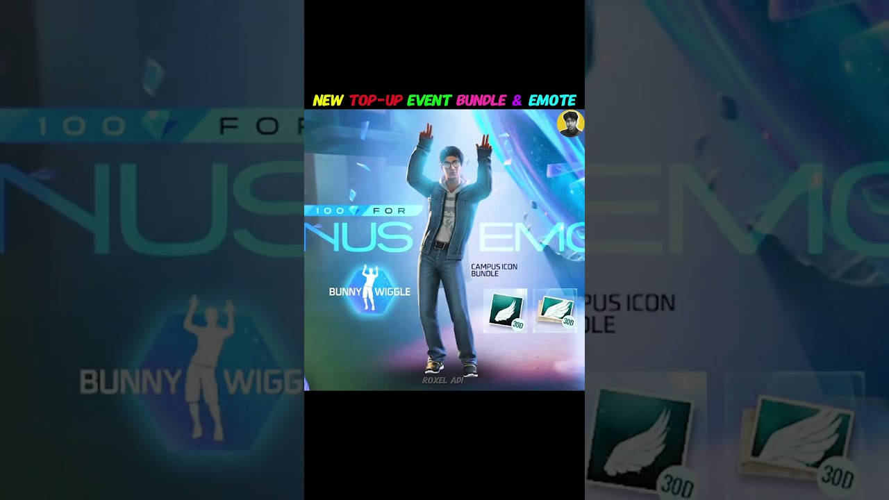 Day 46 &ndash; New Top-Up Event in Free Fire 🔥 Bunny Emote & Bundle Coming on 27th! #freefirevideos #short