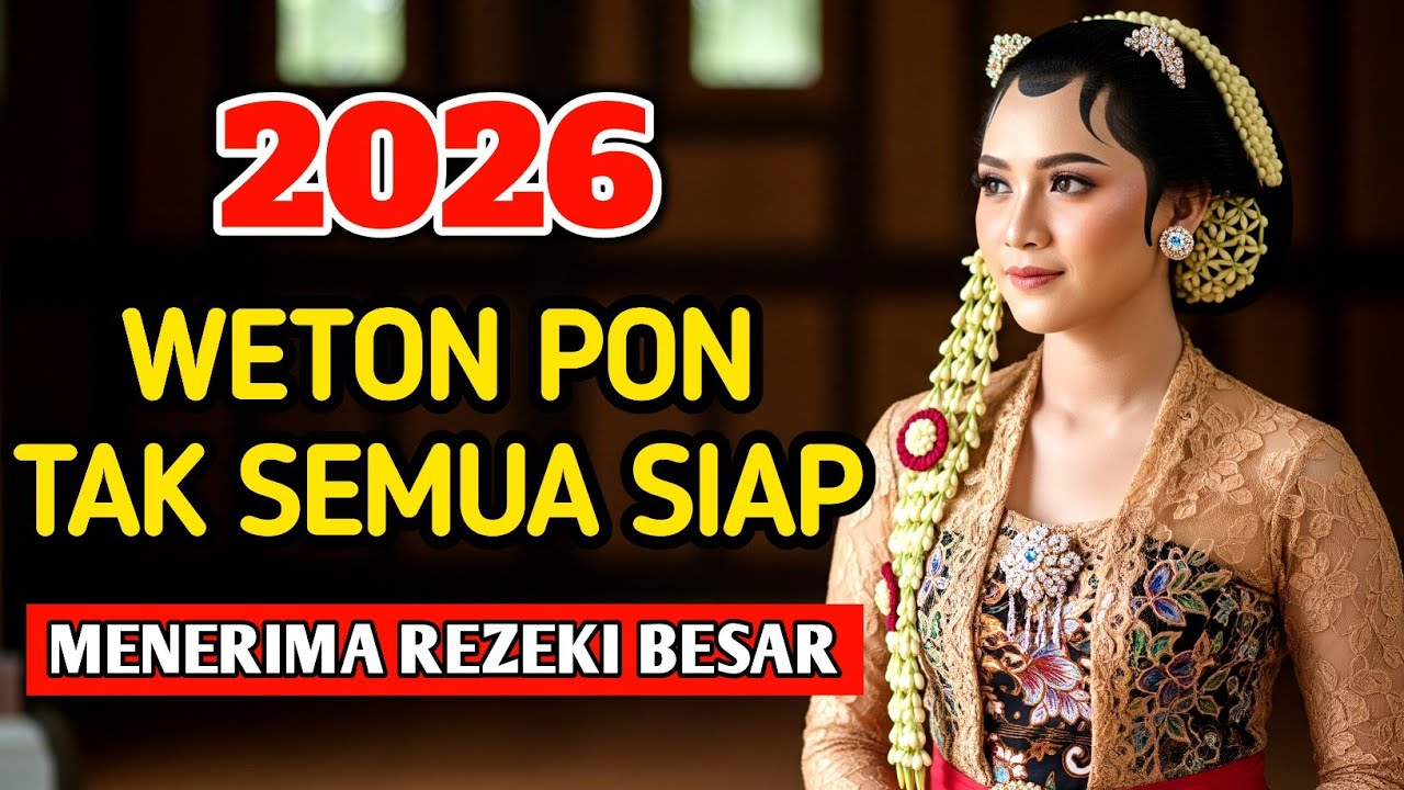Wejangan Leluhur: Tidak Semua Weton Pon Siap Menerima Berkah Besar 2026