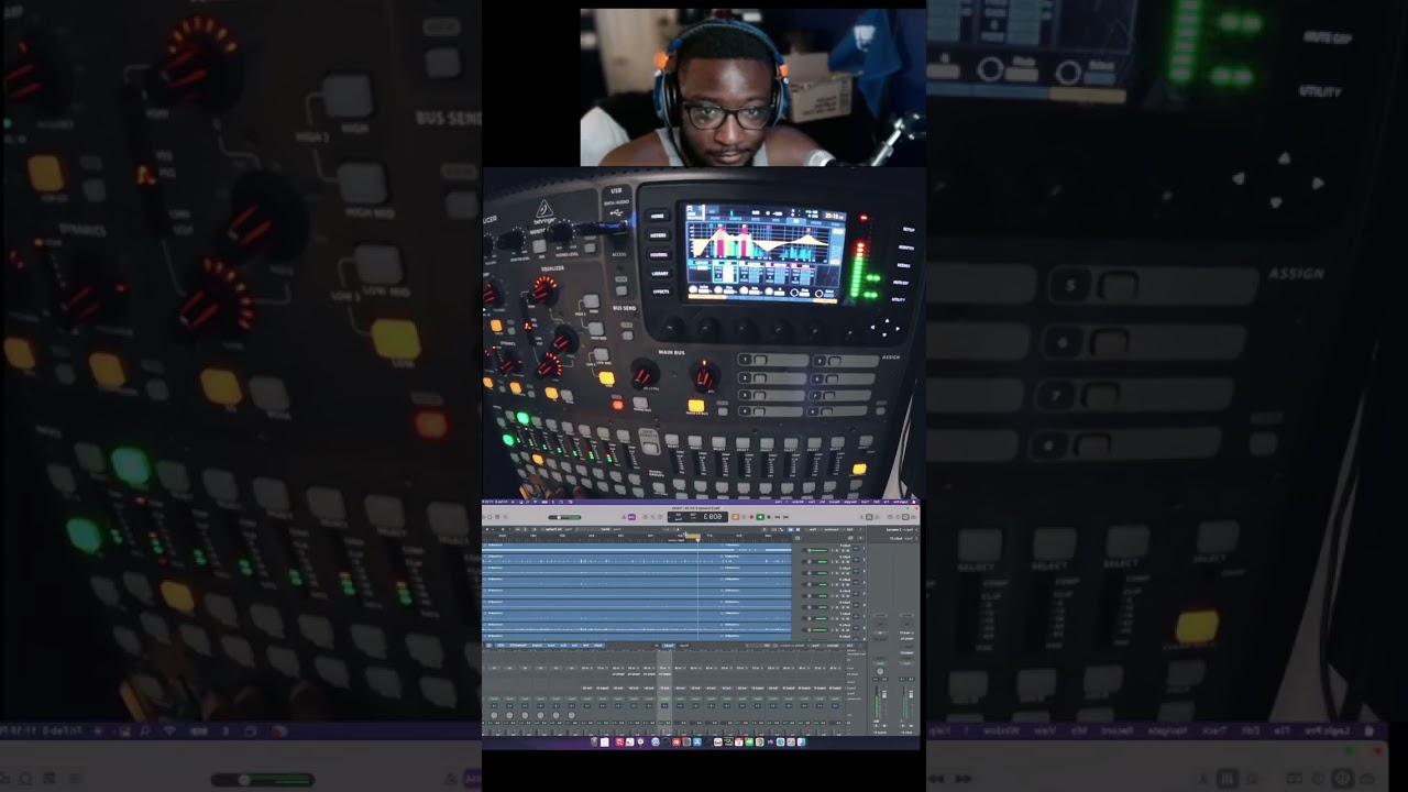 Mix Down Louange Live Session on Behringer X32 Producer