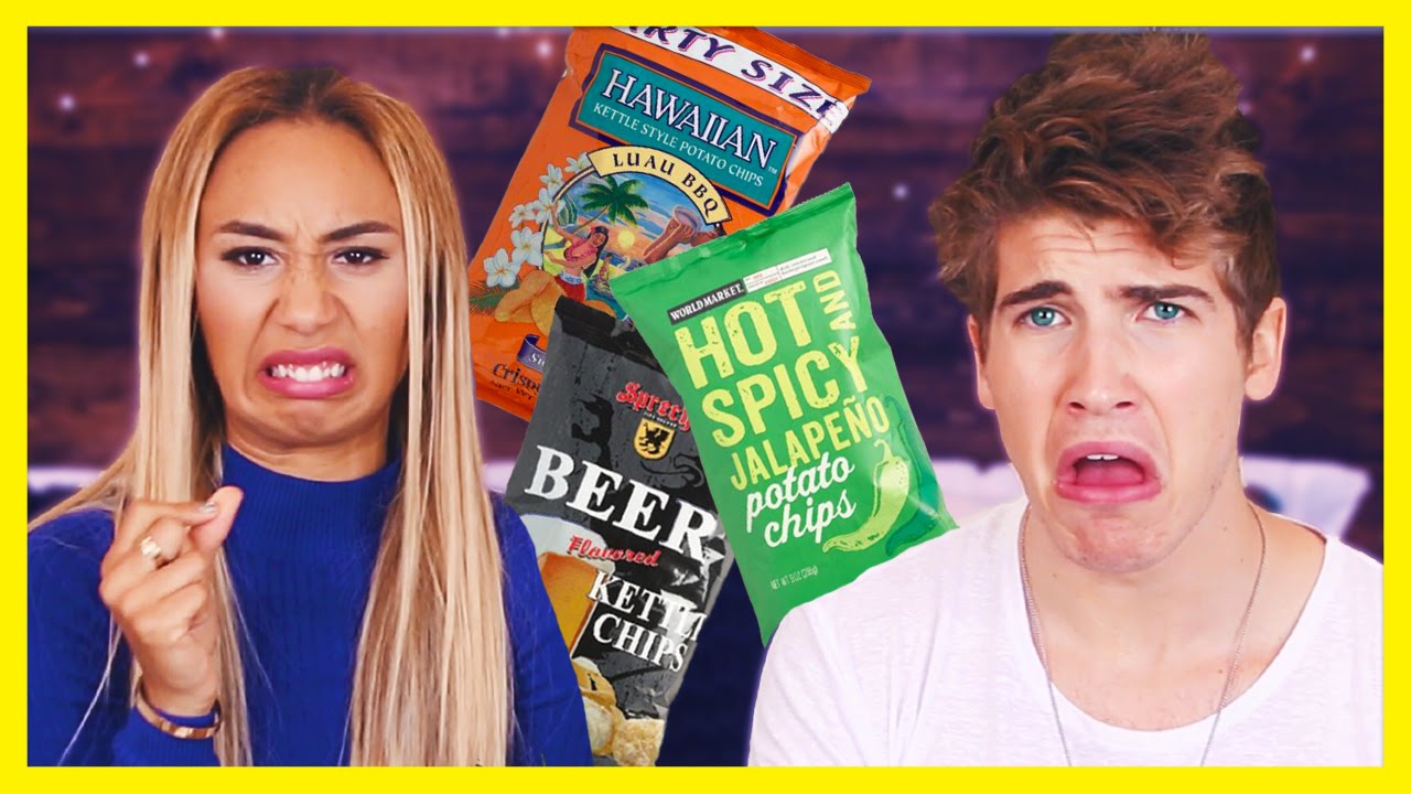 TRYING WEIRD CHIP FLAVORS W/ MYLIFEASEVA!