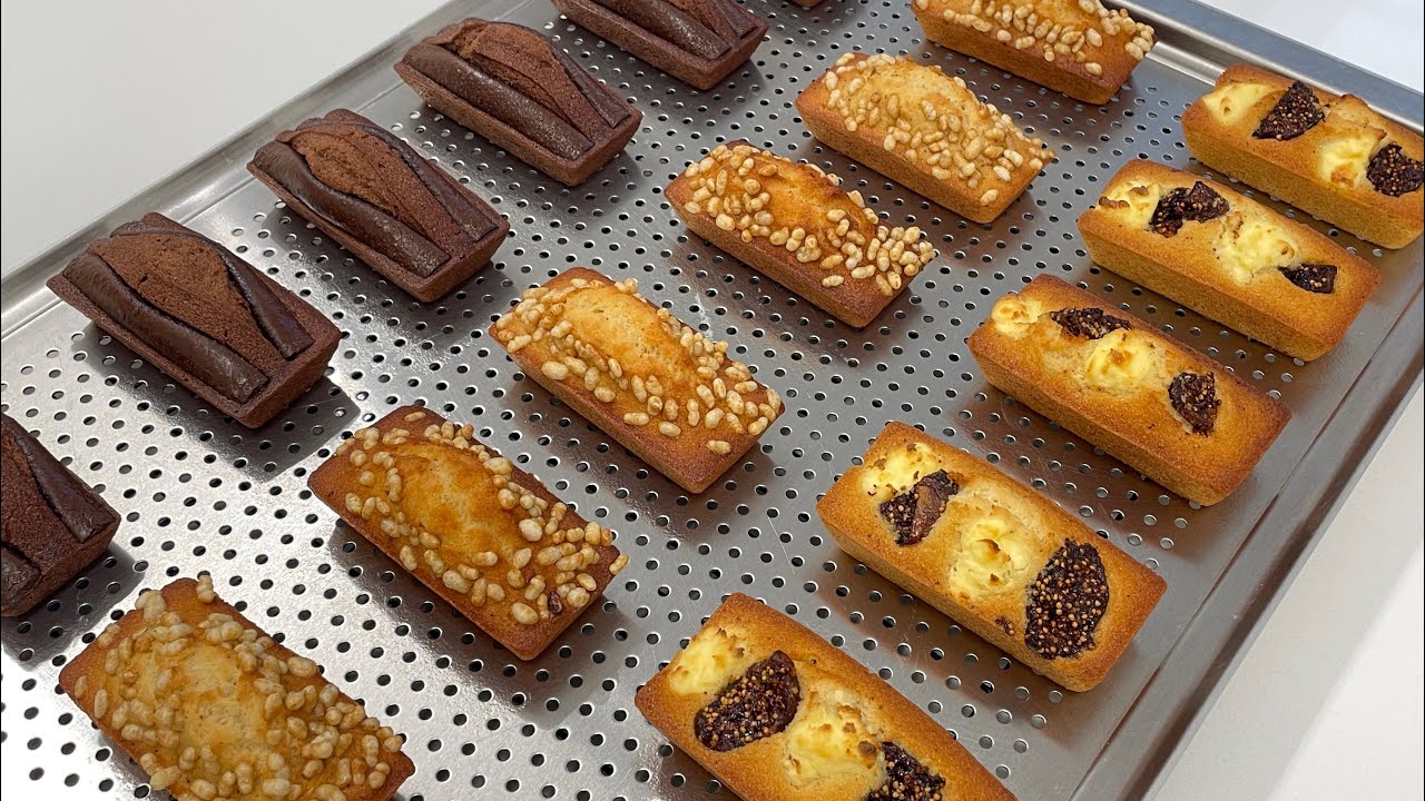 3 Flavors of Financiers | Caramel Toasted Brown Rice, Red Wine Fig & Cheese, Chocolate