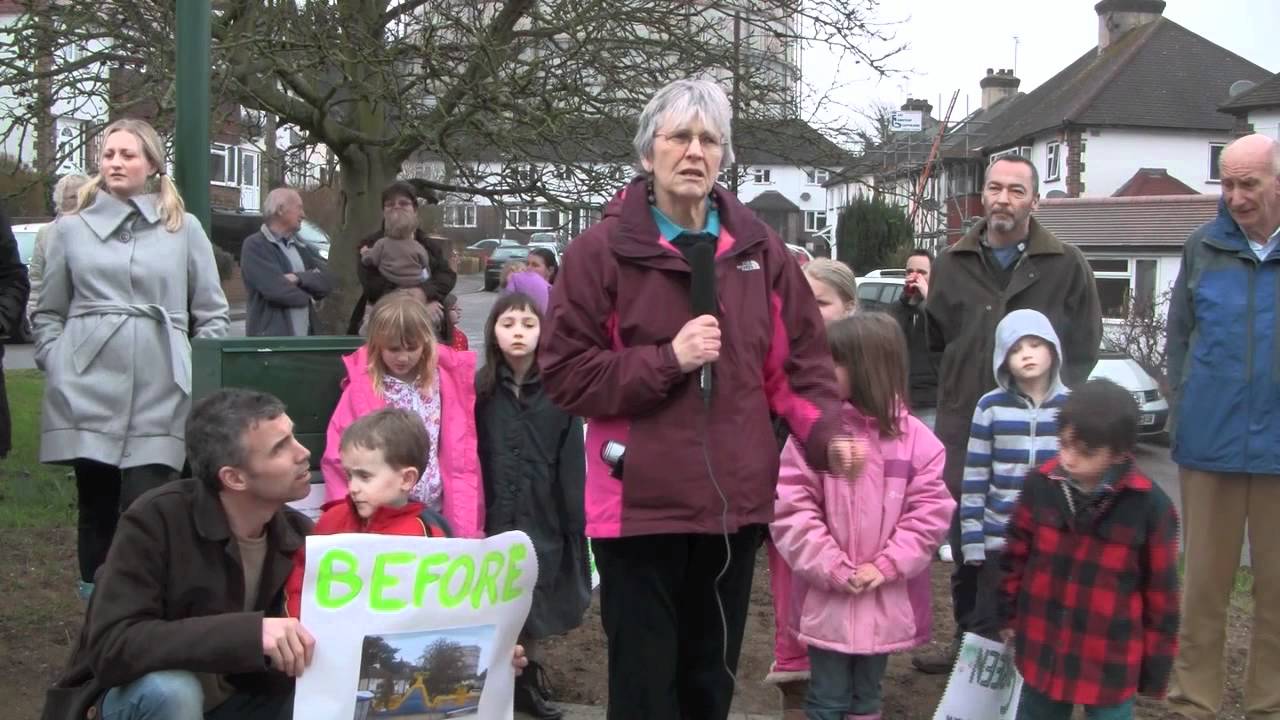 Johnsdale Protest in Oxted