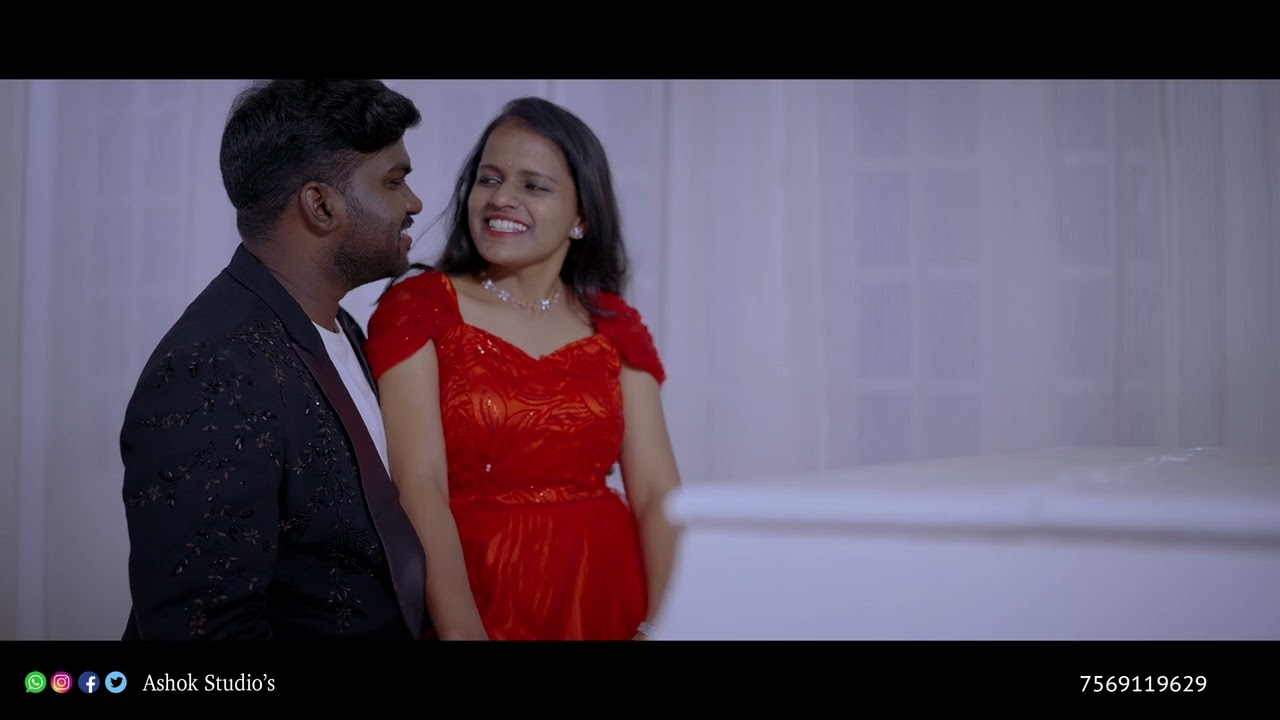 Samrat Surya + Harika Pre Wedding Song 4K @ashok studio's## 7569119629