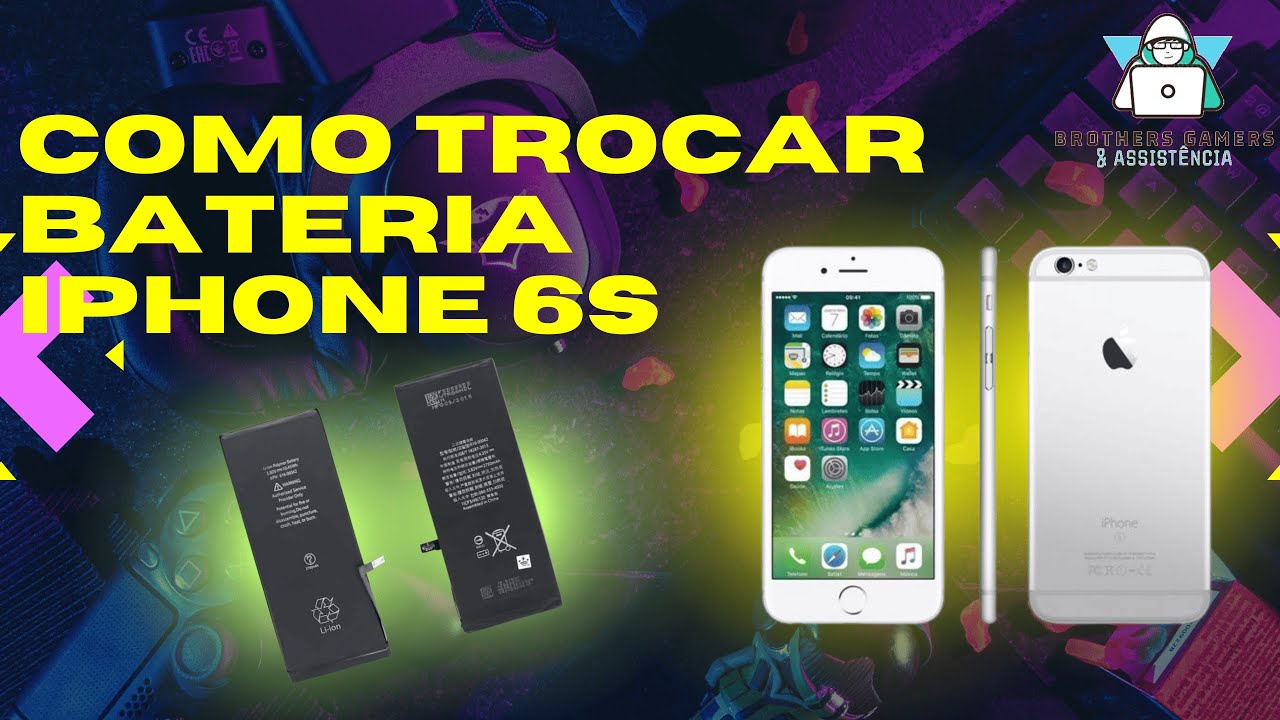 Como trocar bateria Iphone 6S.