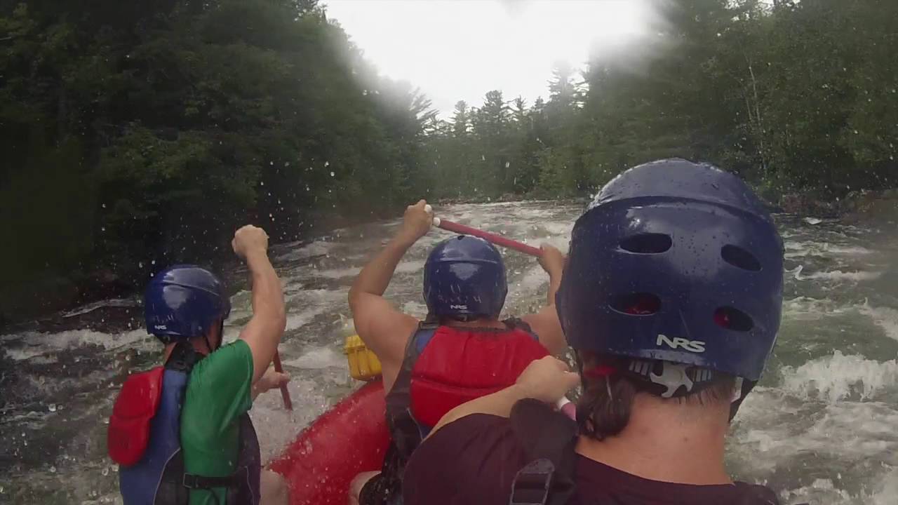 white water rafting rapid river N.H. august 2016