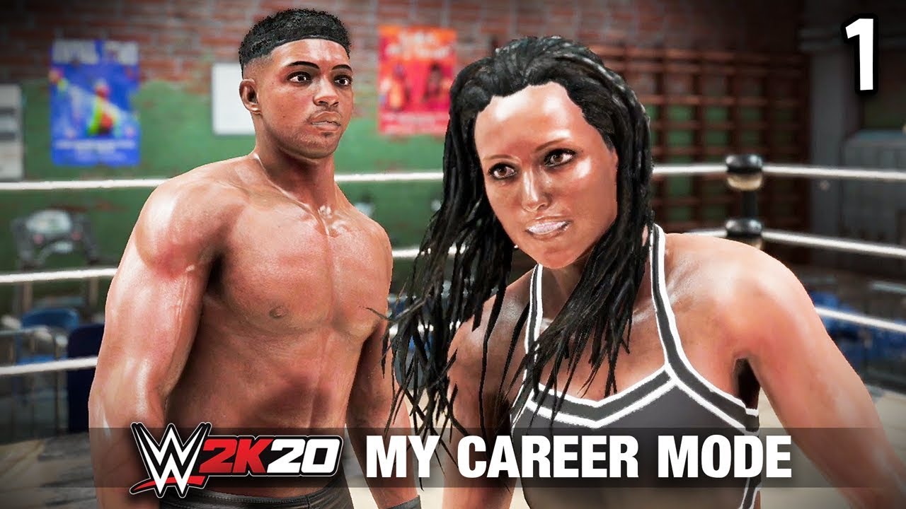 WWE 2K20 My Career Mode - Ep 1 - TRAINING TO BE A WRESTLER!!