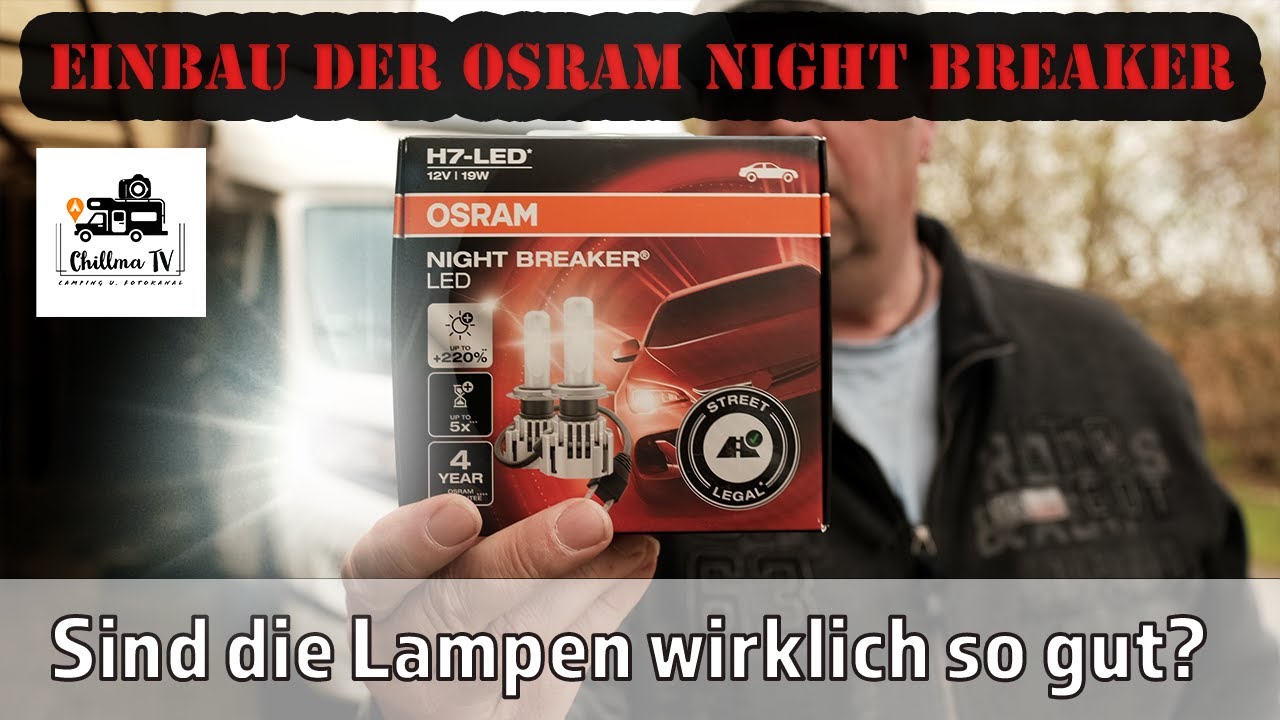 Osram Night Breaker  I Einbauanleitung Fiat Ducato Wohnmobil auf LED I  Einbau der Lampen - 4K