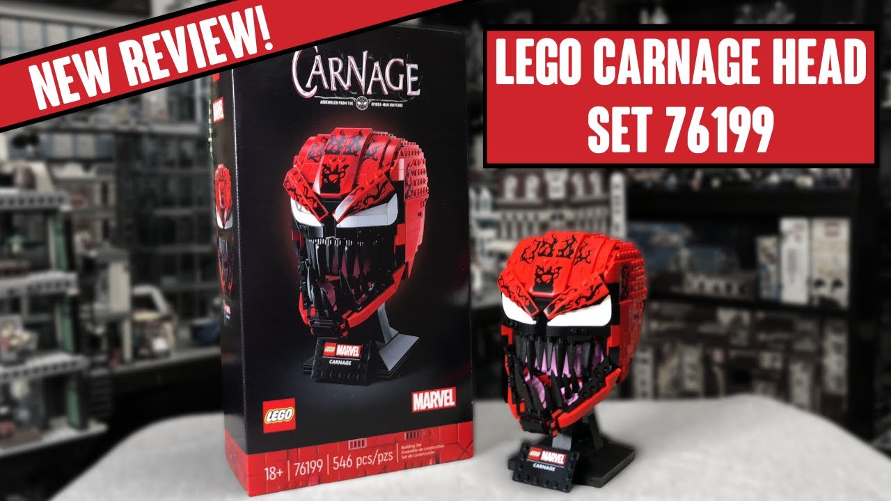 LEGO CARNAGE HEAD Set 76199 REVIEW
