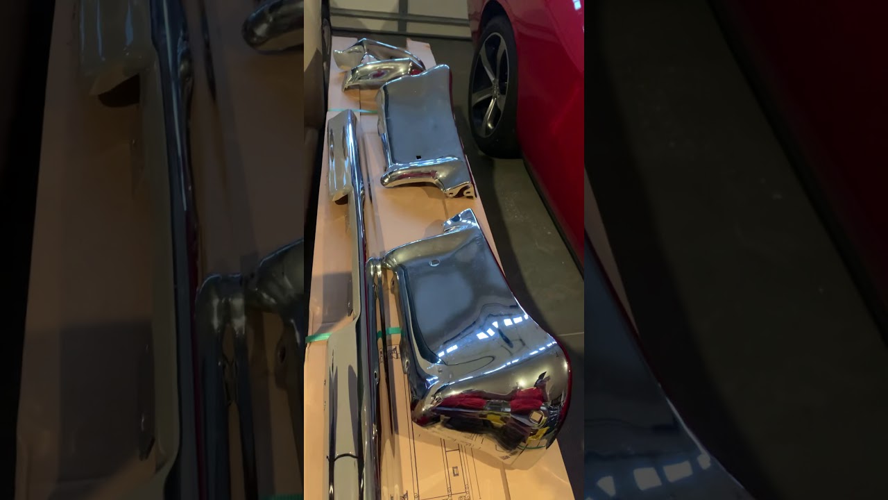 1963 SS Impala was told rear bumper was original but not OG. Rear bumper guard comparison