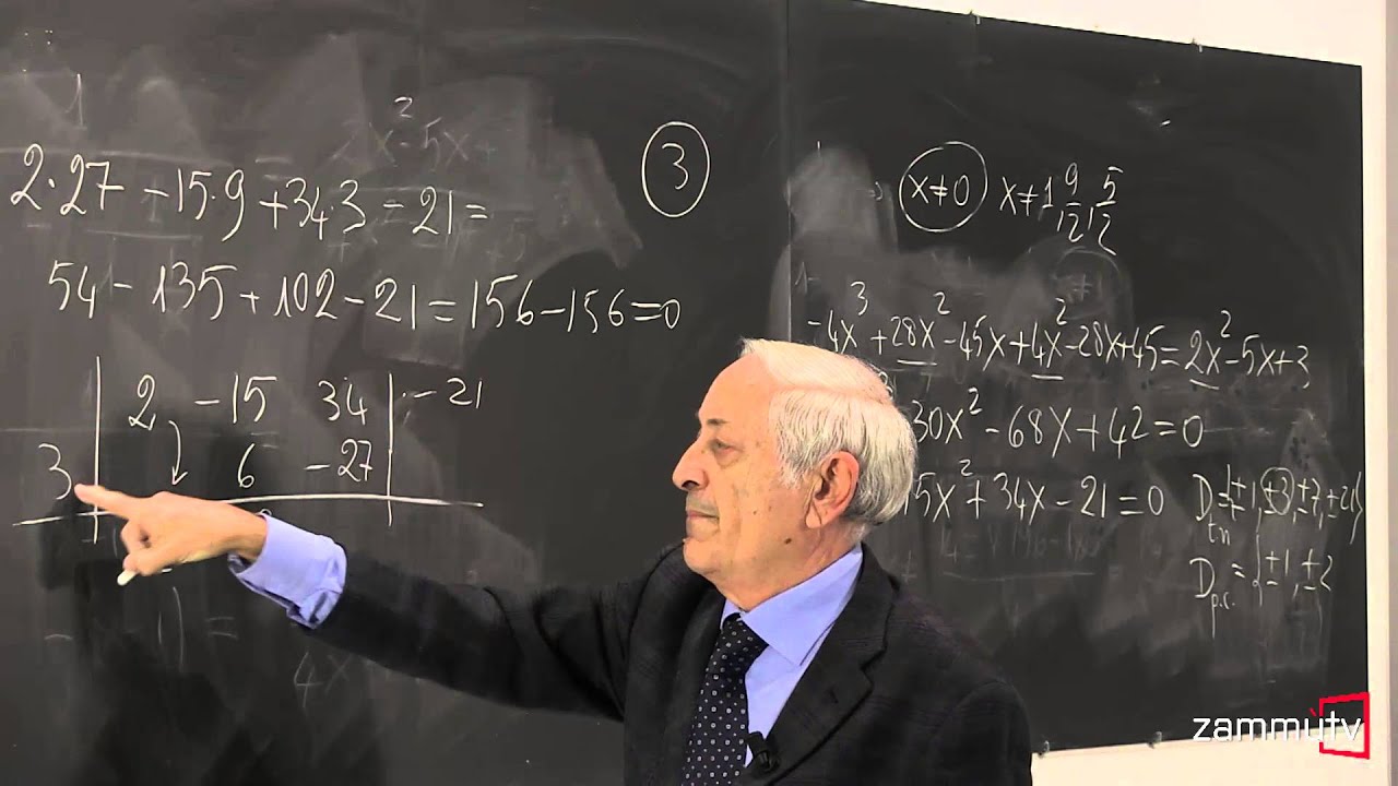 Corso zero di matematica: passiamo agli esercizi / Unit&agrave; 09 - Equazioni algebriche (seconda parte)