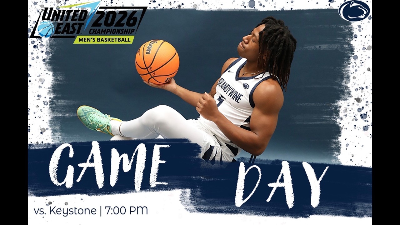 FULL GAME CONFERENCE Quarterfinals: Penn State Brandywine v Keystone College Men's Basketball #ncaa