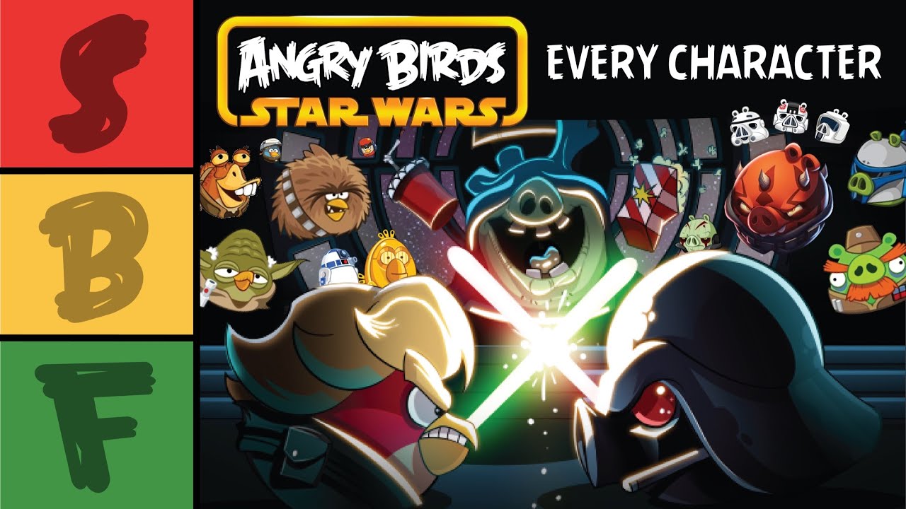 Рейтинг ВСЕХ персонажей Angry Birds Star Wars
