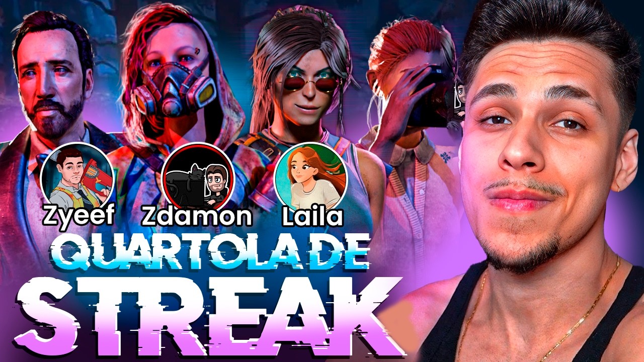 LIVE 🔴 - QUARTOLA de STREAK dos STREAMERS ativando o PRIME do TIME no DEAD BY DAYLIGHT