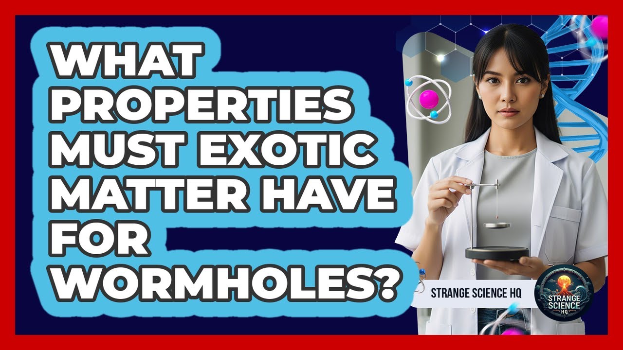 What Properties Must Exotic Matter Have For Wormholes?