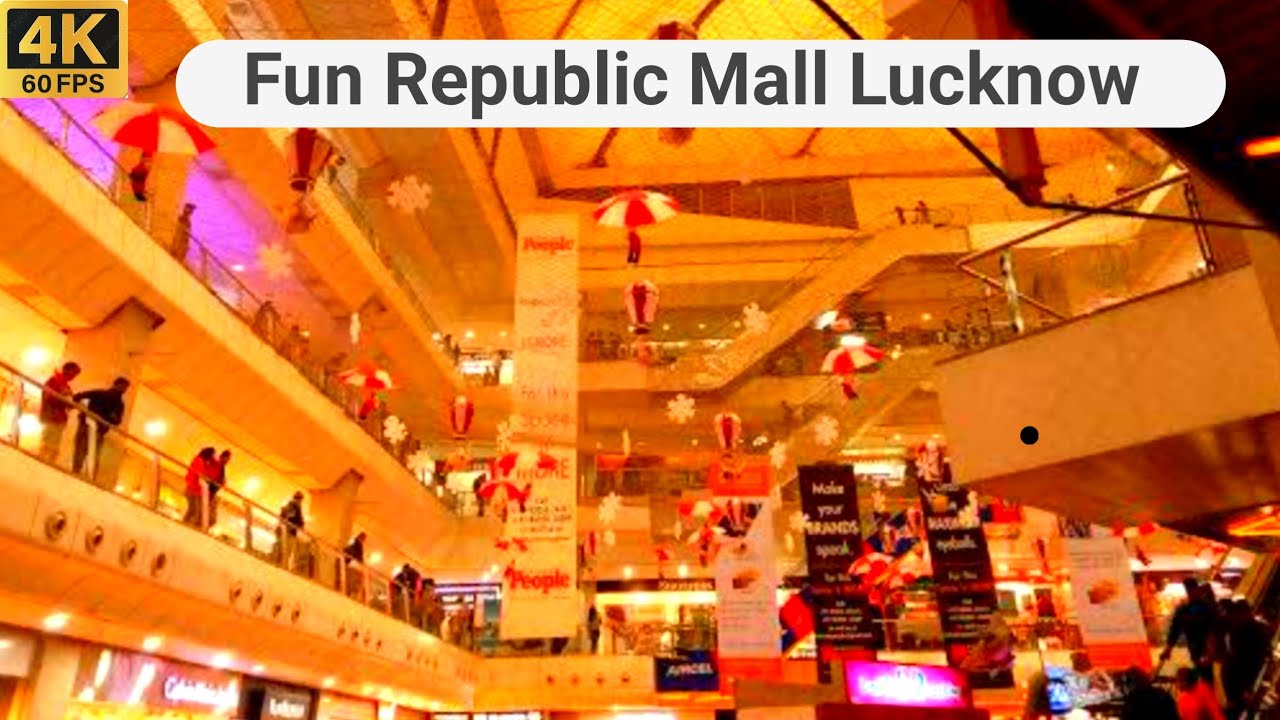 Fun Republic Mall Lucknow Inside View | Lucknow City 4k Status 2023| Lucknow City Tour| City Impulse