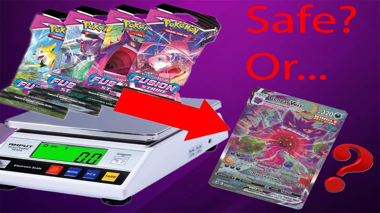 Pokemon Sleeved Booster Packs ARE Weighable (100% Proof)