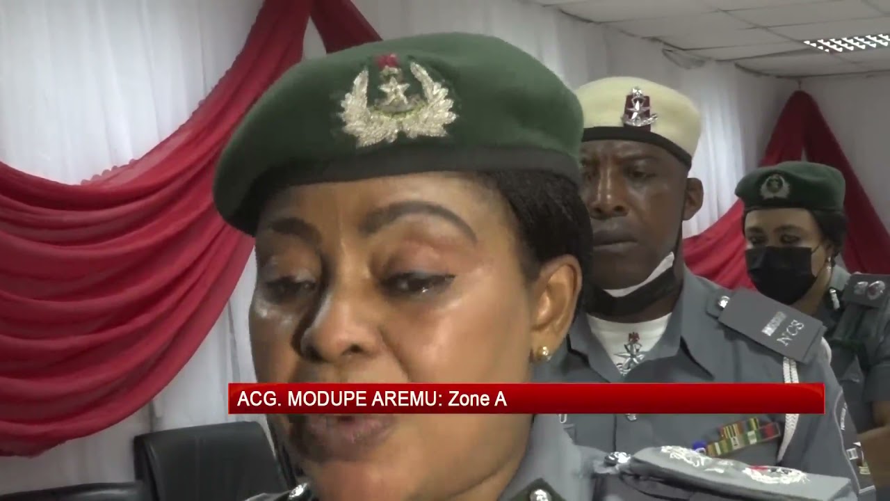 Nigeria Customs Zone A Decorate Newly Promoted Officers