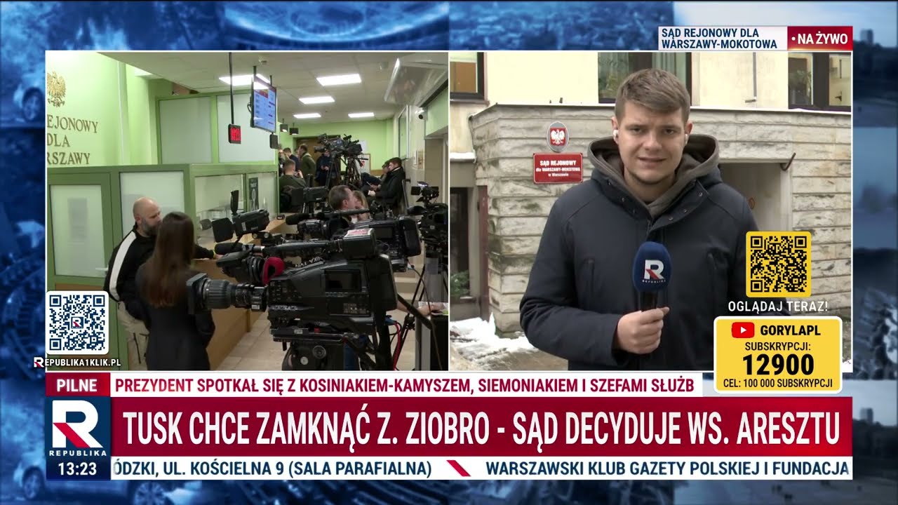 Informacje Telewizja Republika 15.01.2026 godzina 13:30