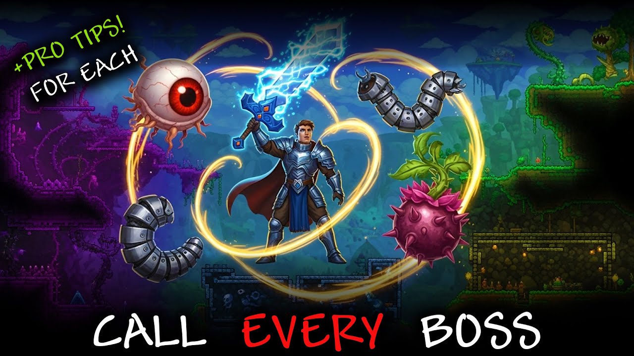 Как призвать каждого босса в Terraria!