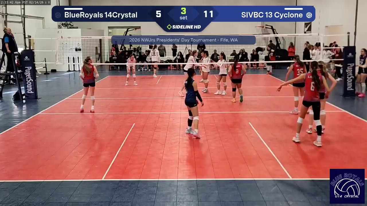Blue Royals 14 Crystal vs. SIVBC 13 Cyclone (2026.02.14)