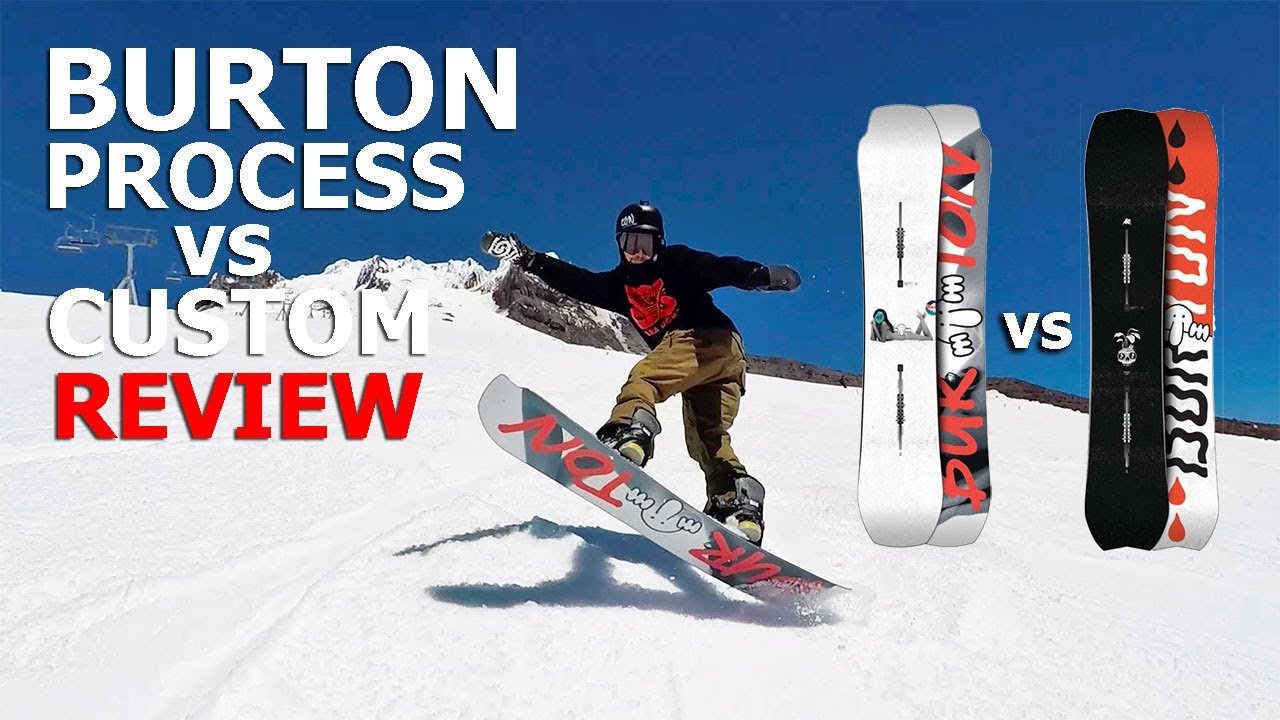 Обзор Burton Process и Burton Custom Snowboard