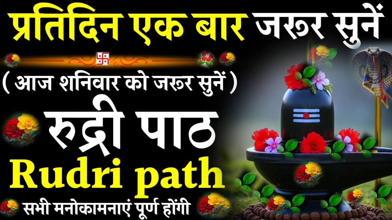 Rudri path || रुद्री पाठ|प्रतिदिन एक बार जरूर सुनें|#@pujapathmantrastotra_shakti9 #rudripath #shiv 