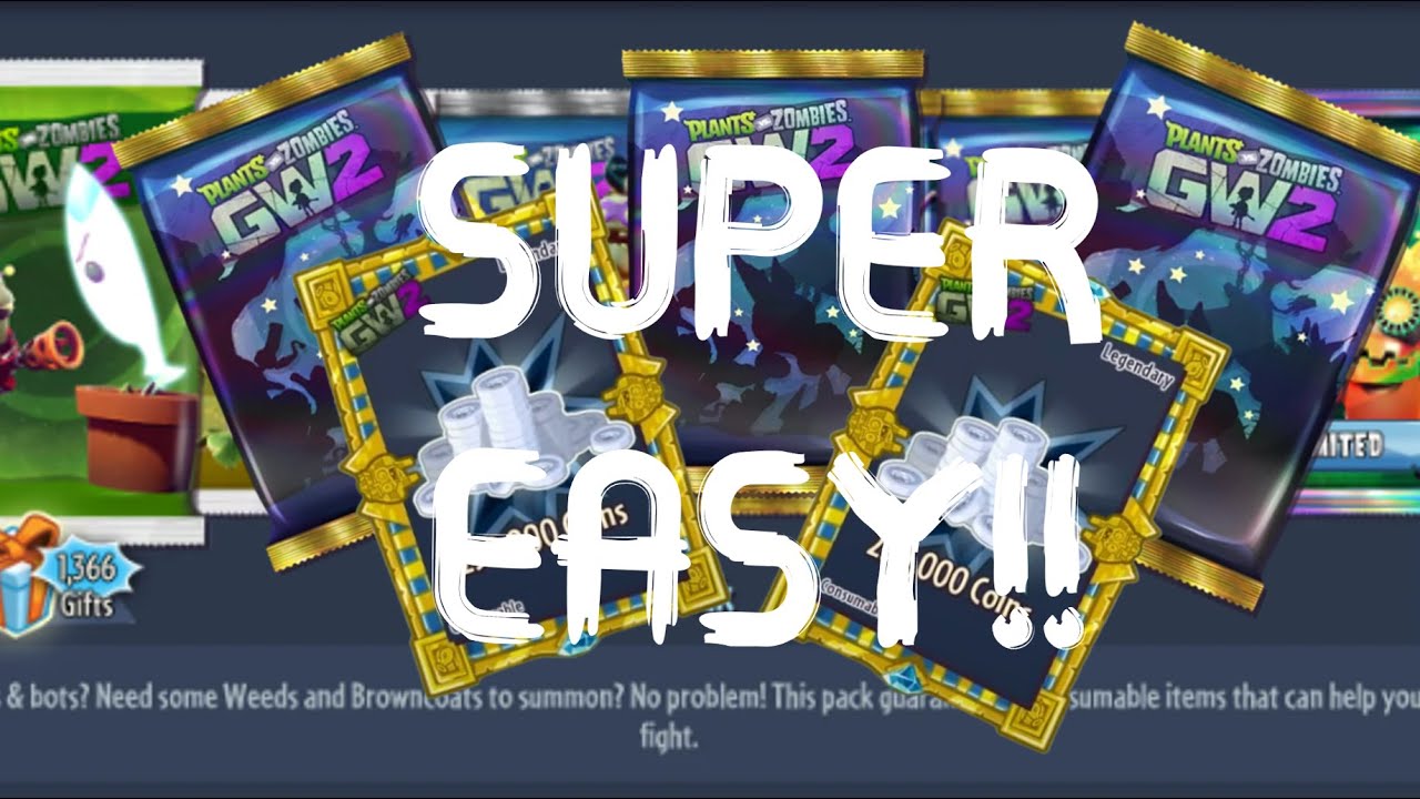 HOW TO GET 500,000 COINS in plants vs zombies garden warfare 2 (idk if it works with console)