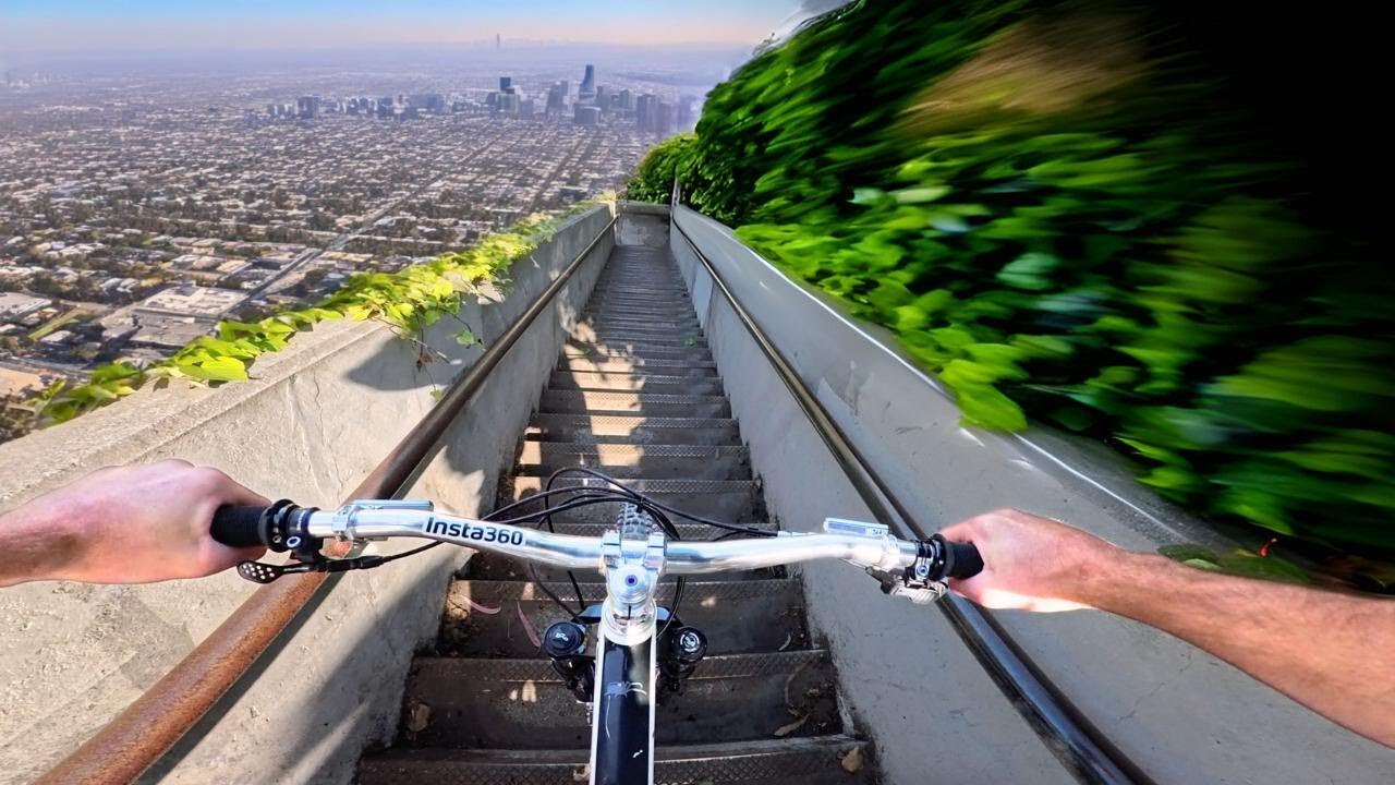 Riding The CRAZIEST Urban Freeride Spots in Los Angeles!