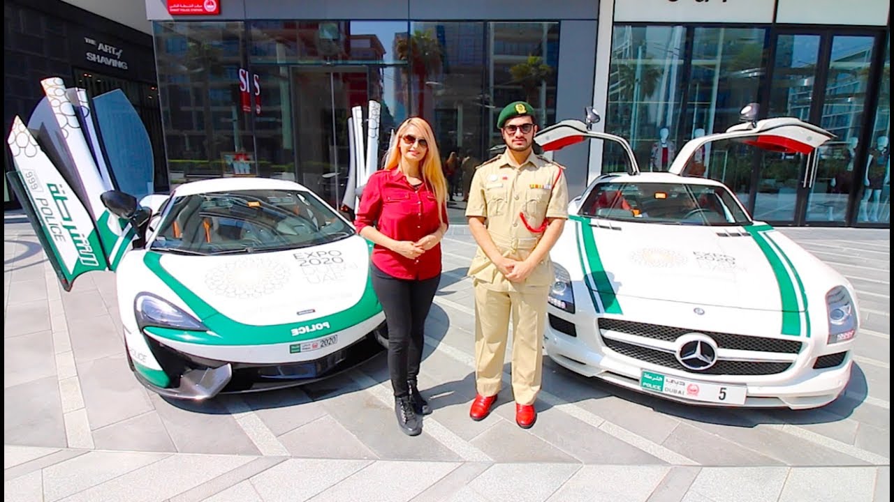 A DAY WITH DUBAI POLICE SUPERCARS !!!