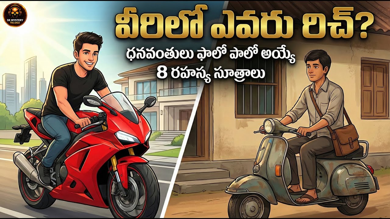 ధనవంతులు ఎవరికీ చెప్పని 8 రహస్యాలు 😱 | SR Mystery Telugu